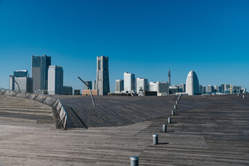 横浜、大桟橋、都市景観