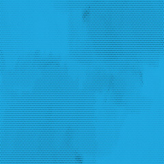 Blue background and black dot