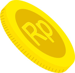 Indonesian flag hand drawn.indonesian rupiah hand drawn