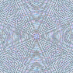 Vector seamless mosaic art pattern. Art background.