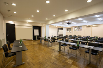 Interior of a conference room