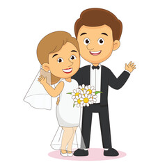 Groom Carrying Bride Holding Her in His Arms. Love and Wedding