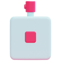 fragrance 3d render icon illustration