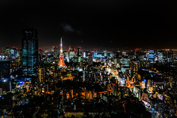 六本木の夜景　Night view of Roppongi, Minato Ward, Tokyo