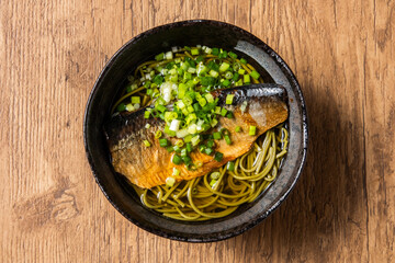 にしんそば　Herring soba (noodle dish)