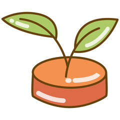 Seed for Investment Concept Doodle Illustration