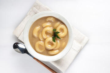 Wadai Kiping. Malaysian dessert for break fasting, made from glutinous rice flour and coconut milk.