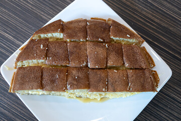 Popular Indonesian Desert Bread - Martabak Manis