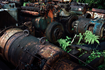 machinery rusty