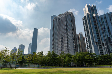 Obraz premium Chinese urban modern architectural landscape