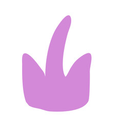 Abstract organic modern blob shape hand drawn background