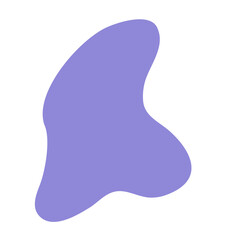 Abstract organic modern blob shape hand drawn background