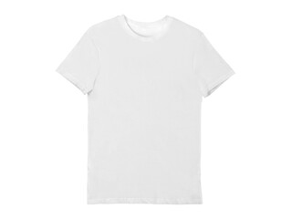 Isolated white blank T-shirt product for design concept mock up. - 529976676
