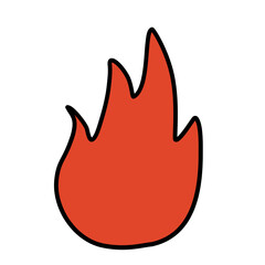  blazing fire Hand drawn icon