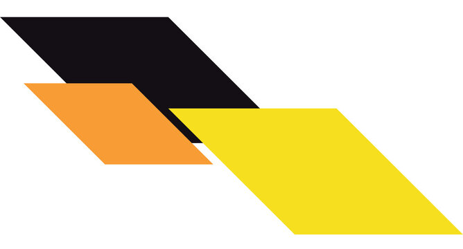 Abstract pattern parallelogram shape