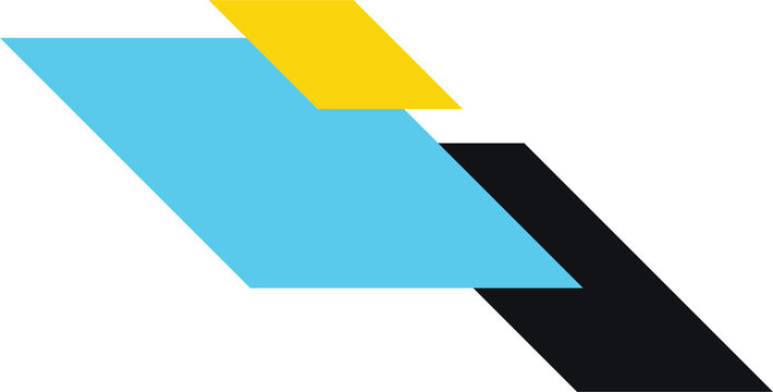 Abstract pattern parallelogram shape