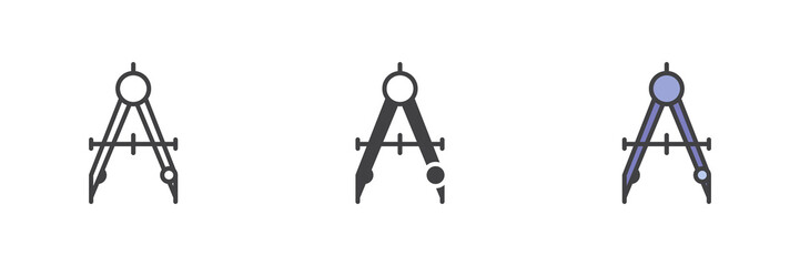 Divider compass icon