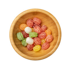 Colorful Hard Candies Isolated
