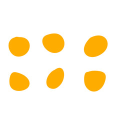 Abstract dots minimalist shape