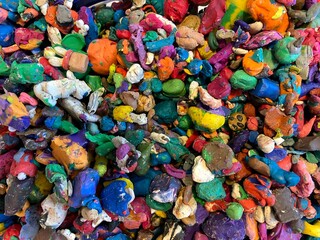 Plasticine abstract pattern hobby background