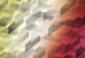 Obraz premium Dark Multicolor vector pattern in square style.