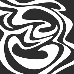 Abstract background with wavy and curly lines pattern