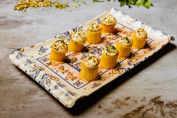 chef dishes in studio and restaurant