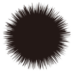 Fototapeta premium 集中線のイラスト素材