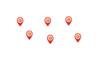 Fototapeta premium Parcel tracking website. Online package tracking. Modern concept. Vector stock illustration.