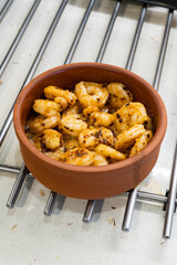 Turkish Appetizer Shrimps Casserole. Karides Tava.