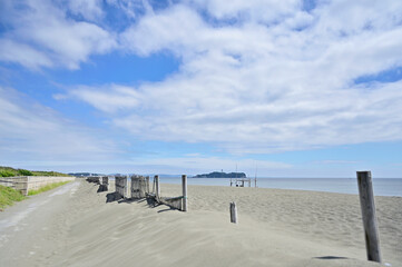 夏の終わりの湘南海岸