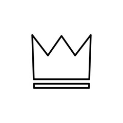 Crown icon vector for web and mobile app. crown sign and symbol