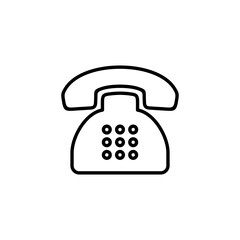 Telephone icon for web and mobile app. phone sign and symbol