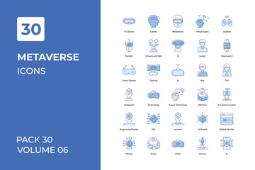 Metaverse icons collection. Set contains such Icons as device, digital, electronic, entertainment, equipment, game, and more
