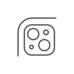 Camera lens icon. Gadget symbol modern, simple, vector, icon for website design, mobile app, ui. Vector Illustration