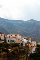 Fototapeta na wymiar village in the mountains of Tejeda in Gran Canaria
