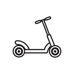 scooter icon vector illustration symbol design