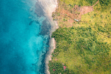 Islas de filipinas vista aerea dron © sergio