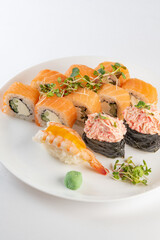 sushi with salmon
