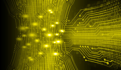 cyber circuit future technology concept background
