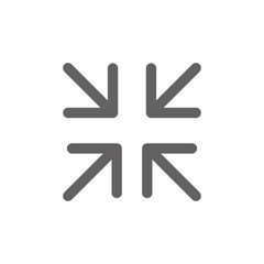 zoom out screen icon. Perfect for web design or user interface applications. vector sign and symbol