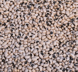 Background texture of dried black-eyed peas