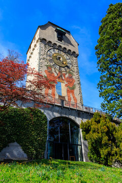 Zyt tower at Musegg Wall in Lucerne, Switzerland