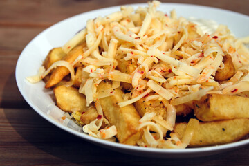 scharfe käsefritten