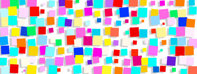colorful background with squares