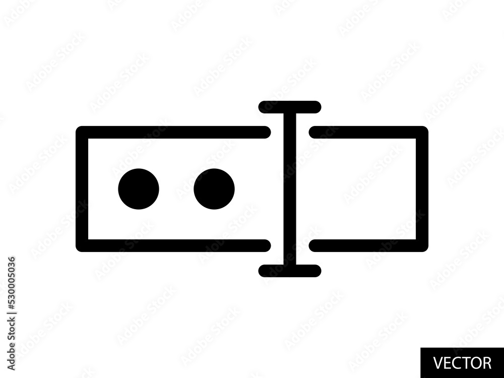 Poster enter pin code, pincode, password to login vector icon in line style design for website design, app,