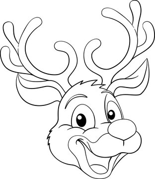 recommend clip art: Christmas Cartoon Reindeer Character