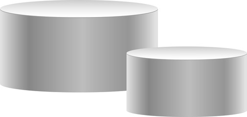 grey podium , mock up , 3d