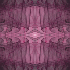 Pink fractal fantasy abstract, smoke and light.