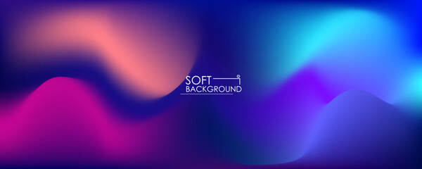 Modern abstract blurred background in pink and purple color. Colorful background for brochures, posters, banners, flyers and cards. Vector illustration